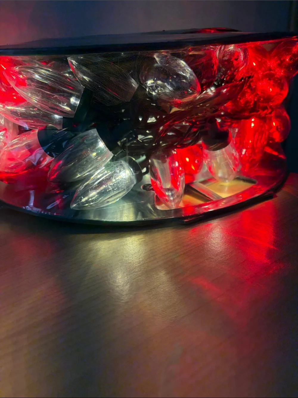 Red/Warm White C9 LED Lights - 100 Count